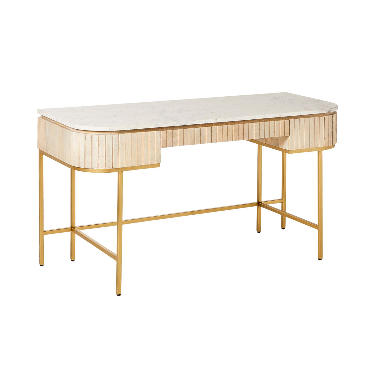 Deva Large 3 Drawer Desk