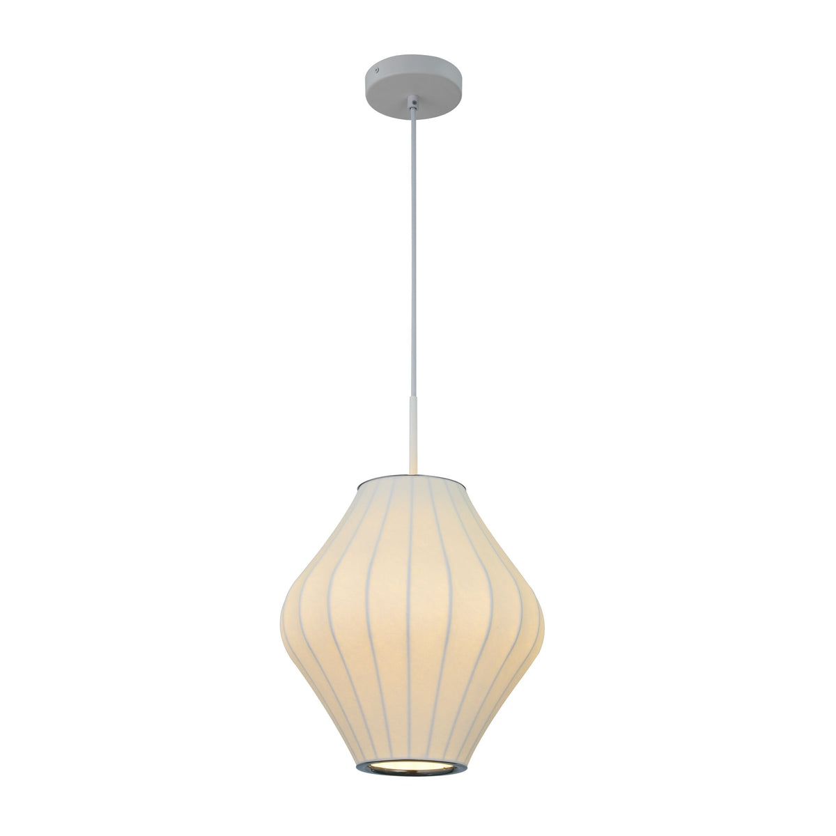 Hikari Pendant White 30x30x32cm
