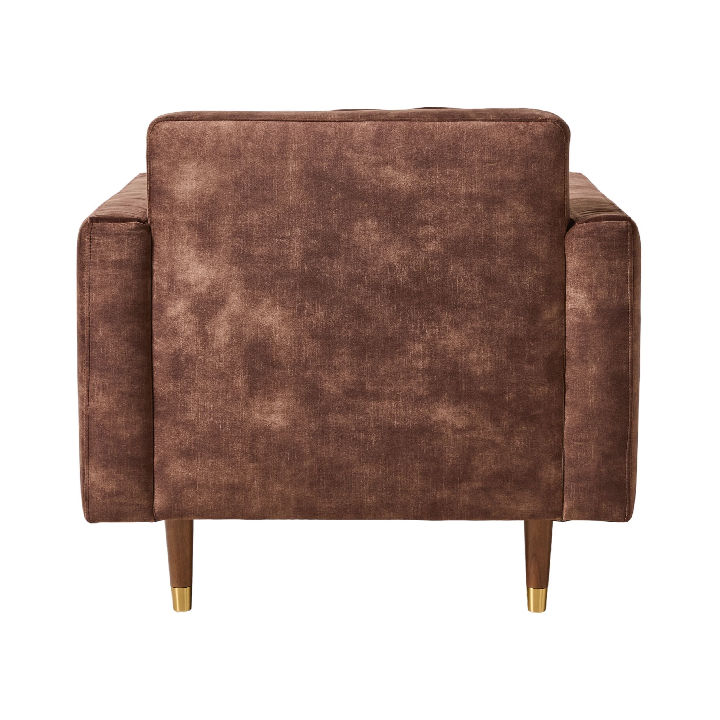 Stitch Armchair Haven Chocolate