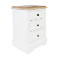 Clover 3 Drawer Bedside Table