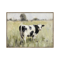 Daisy's Meadow Framed Textured Print 100x75cm