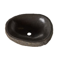 Andesite Natural Stone Basin 45-50x35-40x14cm