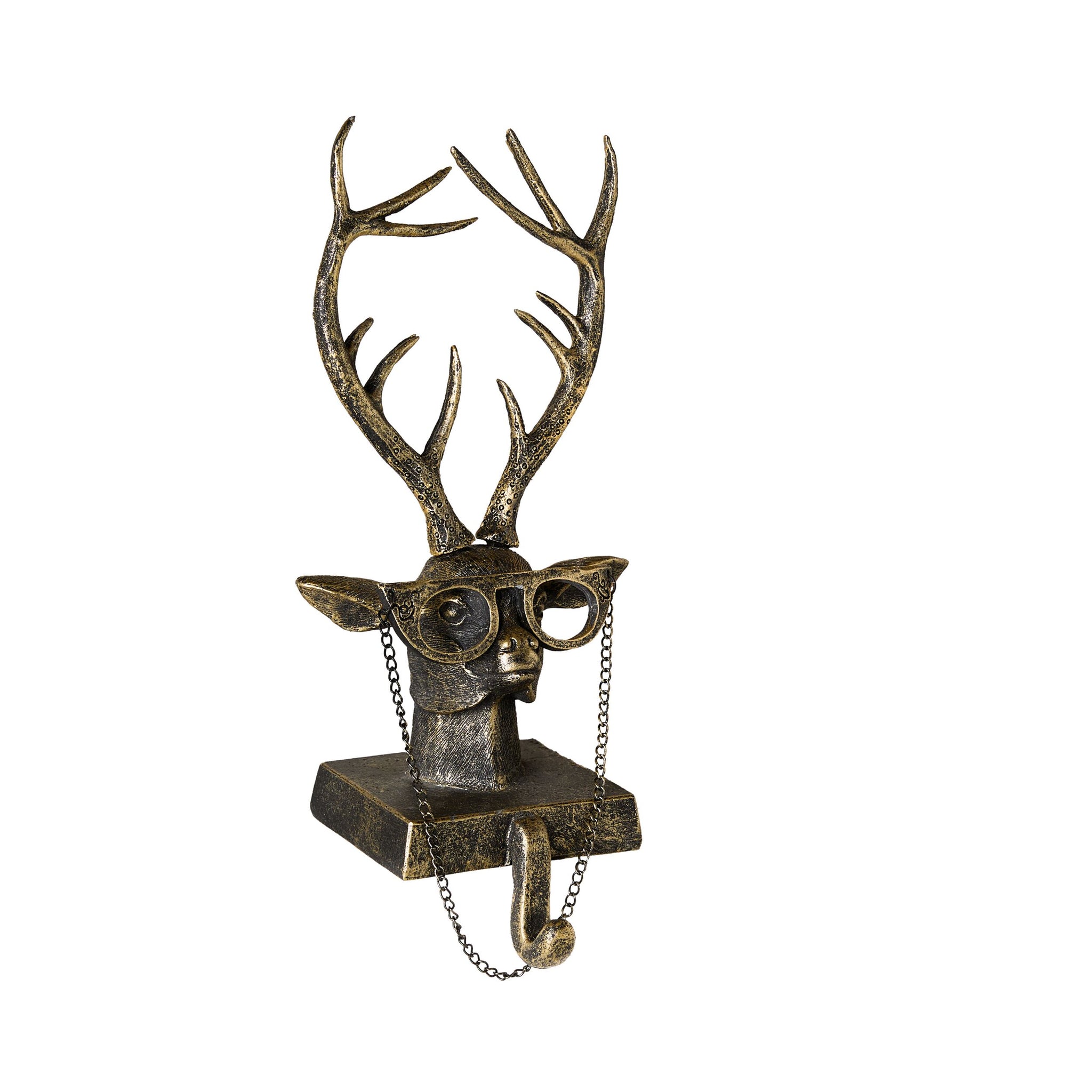 Christmas Foxy & Friends Deer Mantel Hook