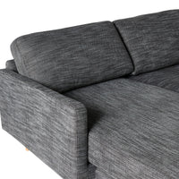 Boden 3 Seater Sofa with Reversible Chaise Alaska Charcoal