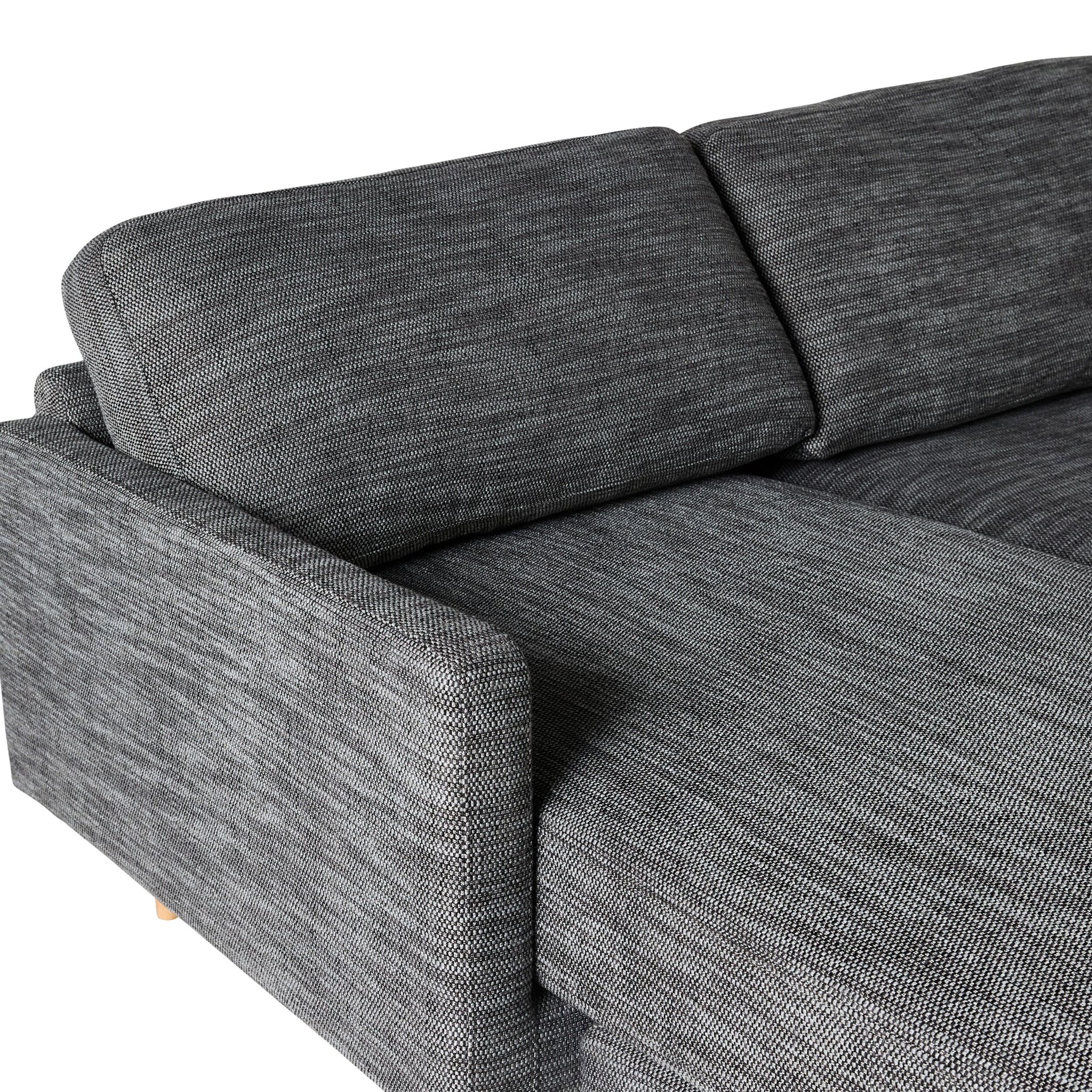 Boden 3 Seater Sofa with Reversible Chaise Alaska Charcoal