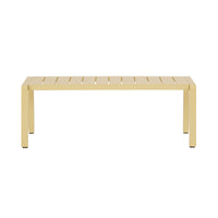 Kids Kace Rectangle Bench Sunlit Yellow