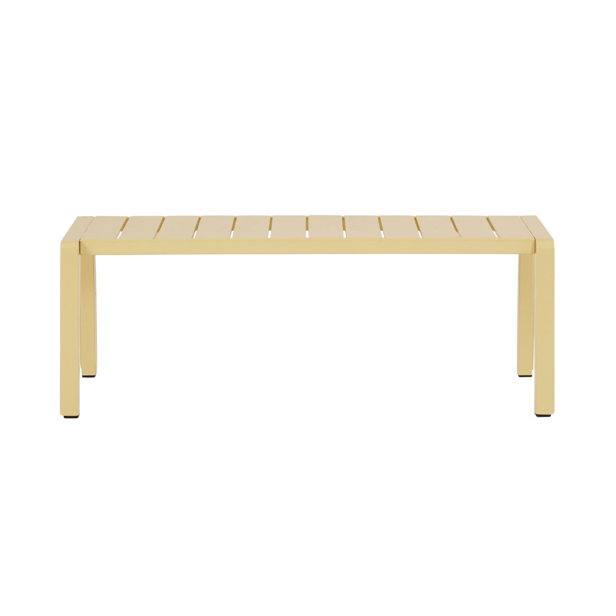 Kids Kace Rectangle Bench Sunlit Yellow