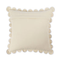 Aerin Scallop Cushion Sand 45cm