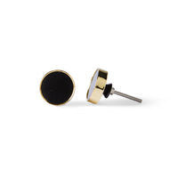 Luxe Black Disc Knob 4cm