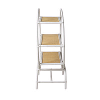 Juniper Rattan Round Shelving Unit
