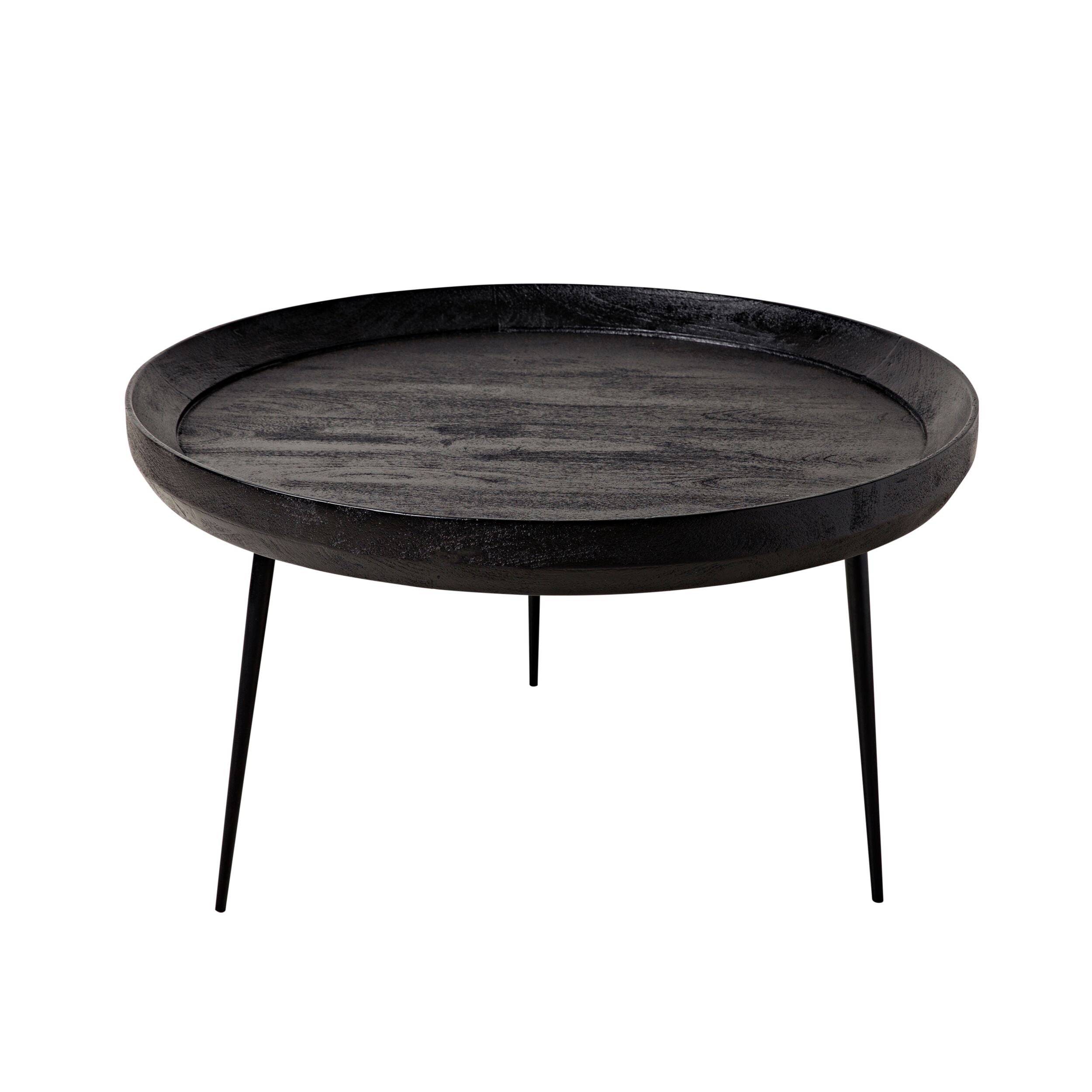 Luna Round Coffee Table Black