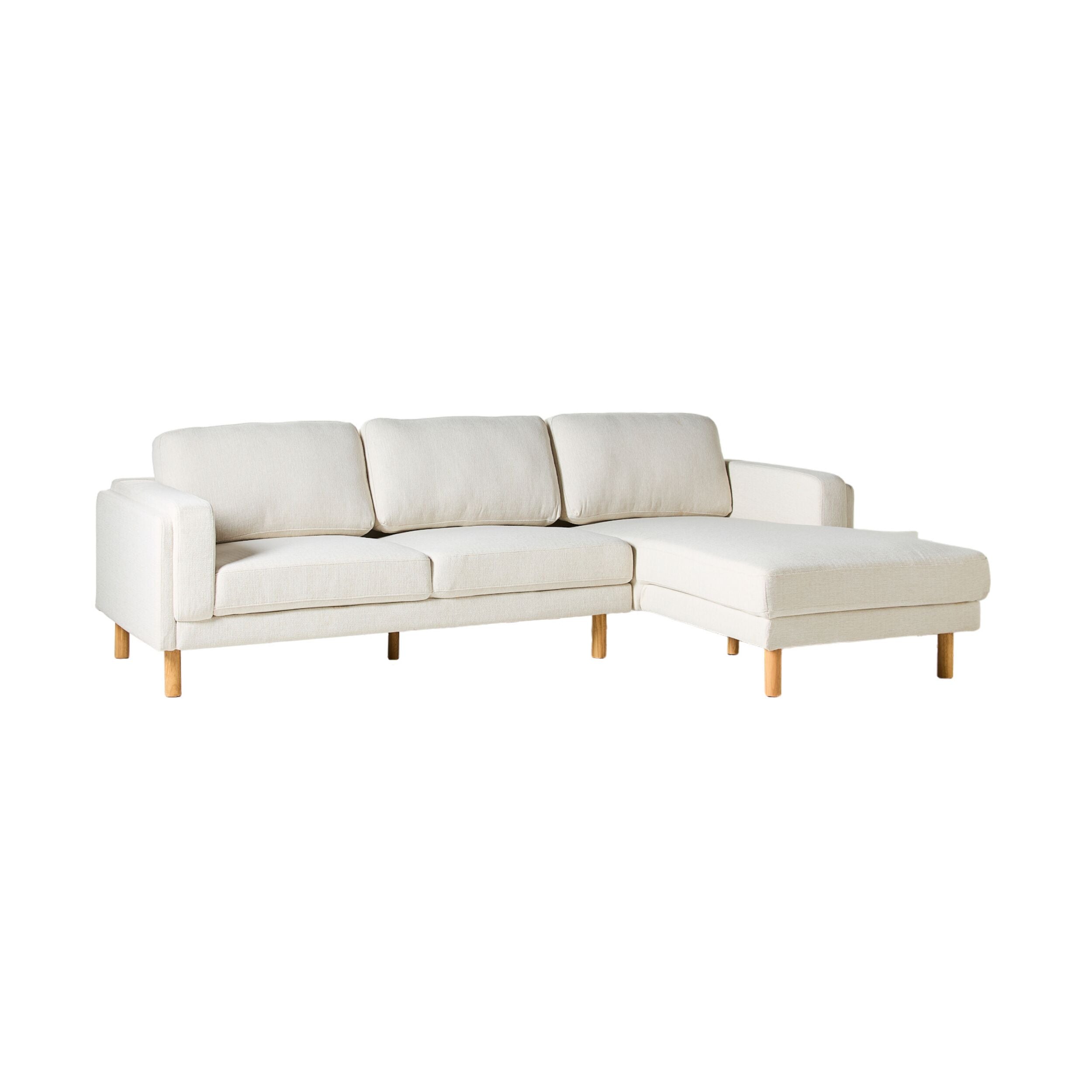 Finch 3 Seater RHS Chaise Amalfi Ivory