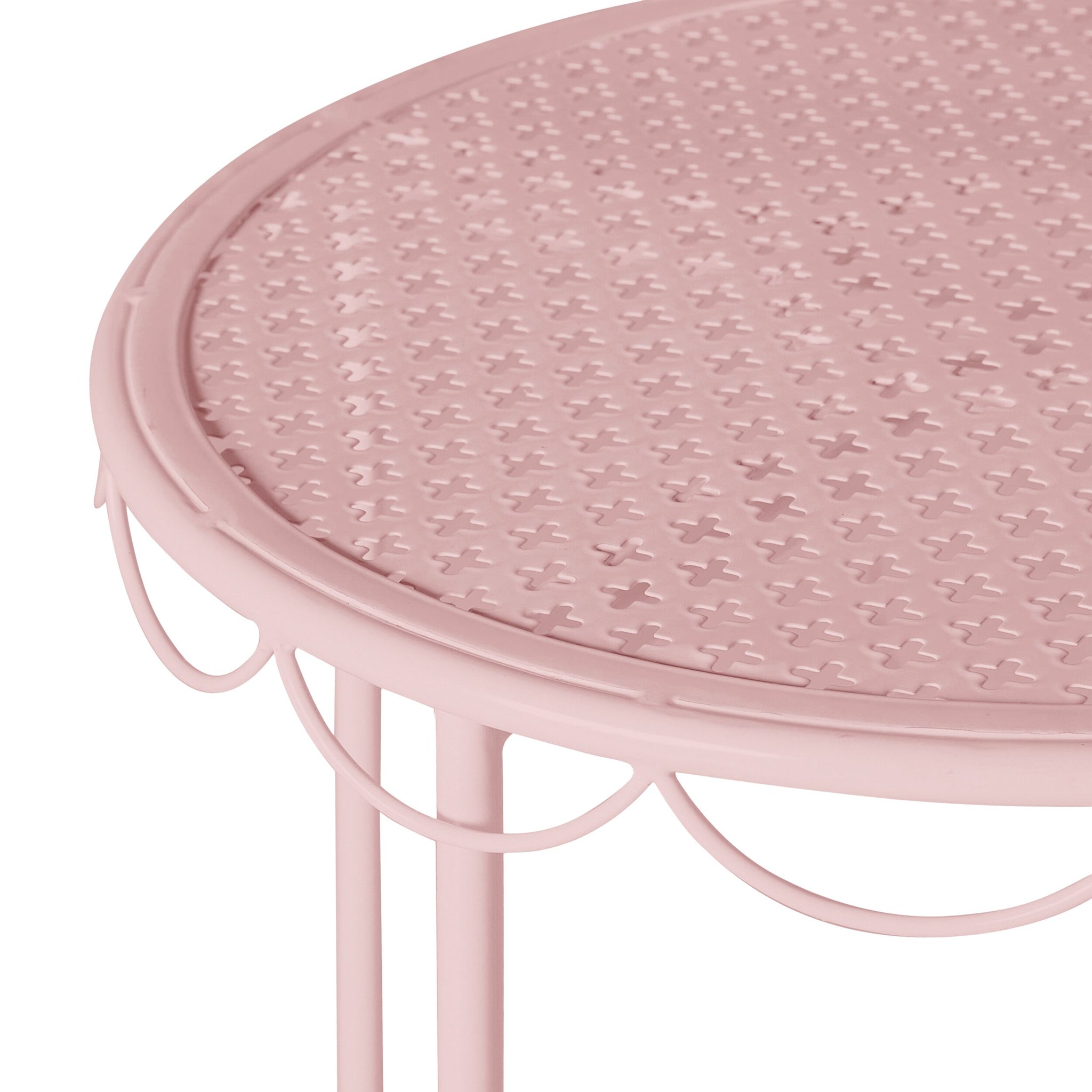 Bonnie Side Table 38cm Rose Pink