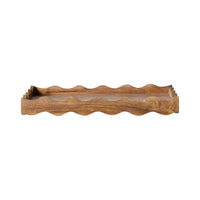 Sati Scalloped Large Wooden Tray