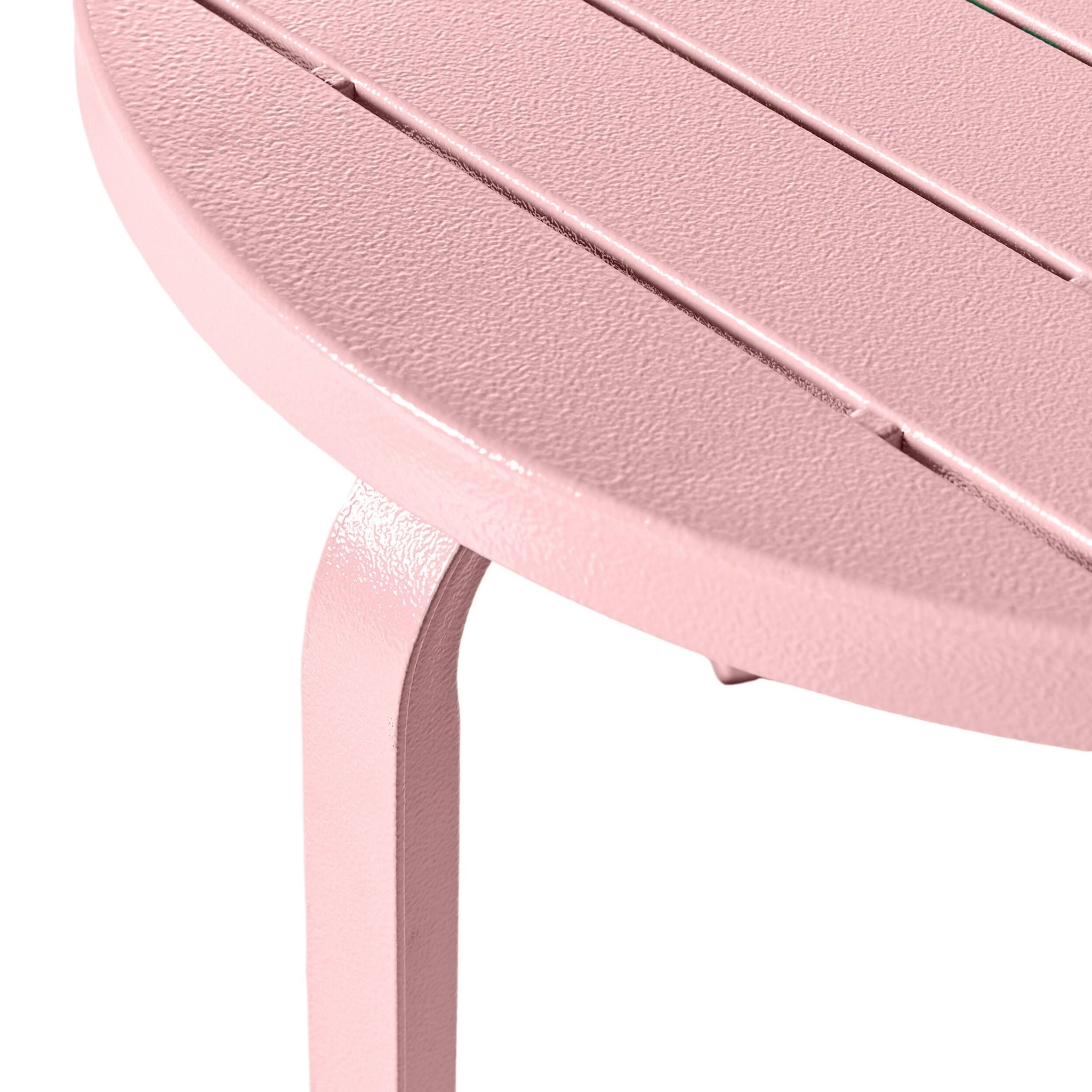 Kace Outdoor Side Table 50cm Rose Pink