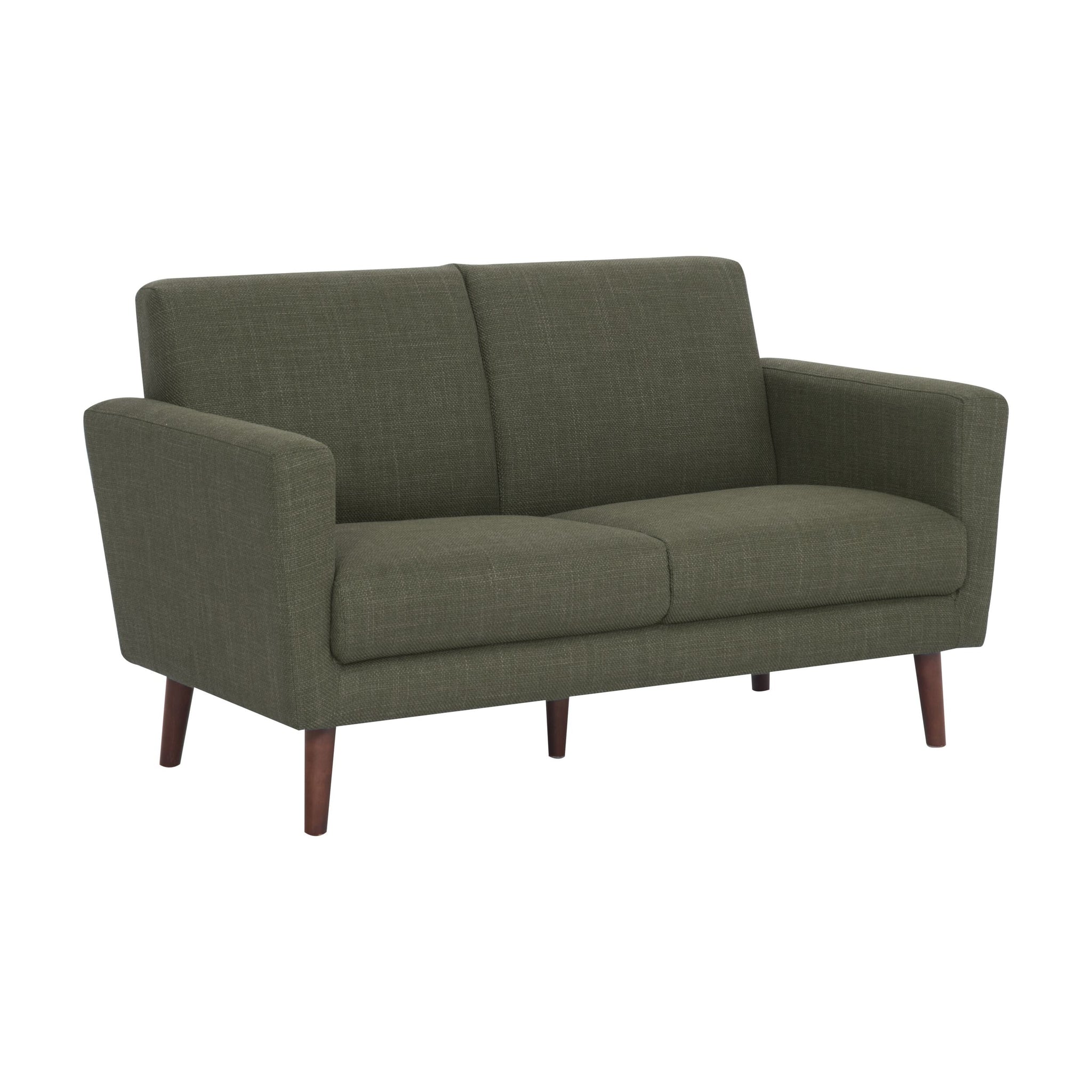 Frankie 2 Seater Sofa Olive Green Weave