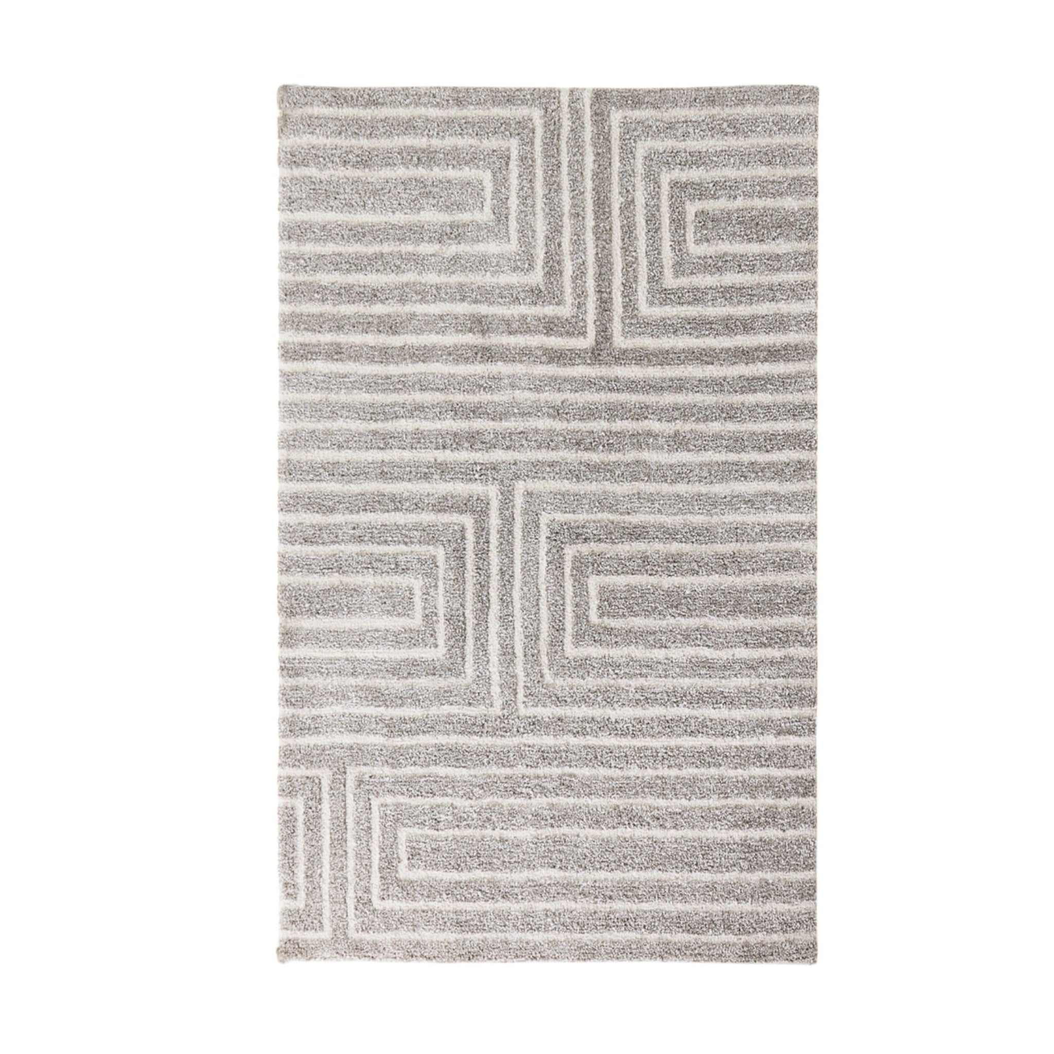 Maze Plush Rug Dove 150x240cm