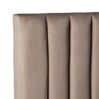 Channel King Bedhead Grey Velvet (NZ Super King)