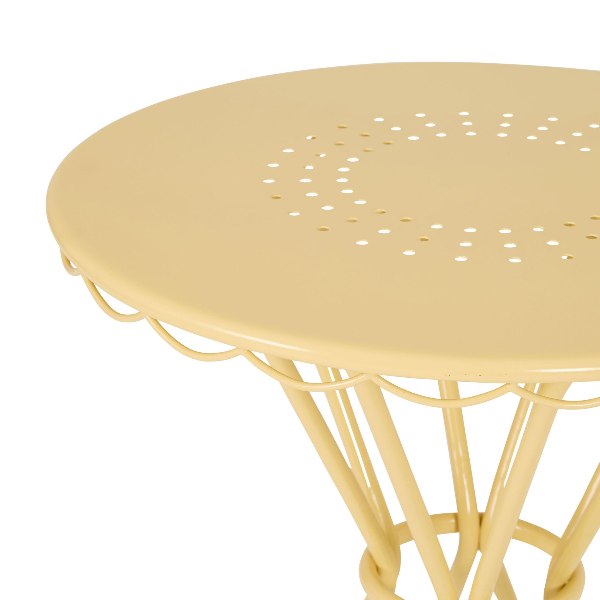 Bonnie Bistro Table Butter Yellow