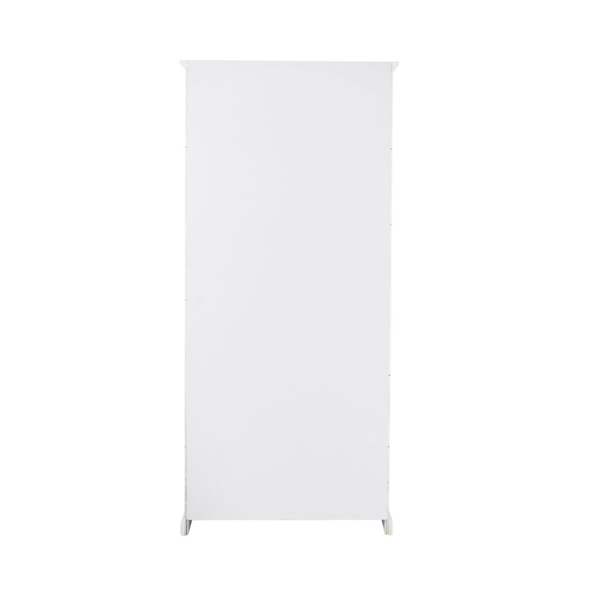 Armand 4 door Display Cabinet White with Grey Detail