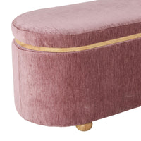Sallie Storage Bench Cascade Blush