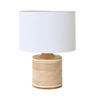 Tisba Wooden Table Lamp 35cm