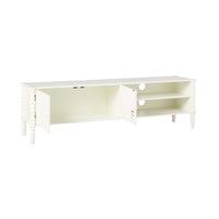 Maisie Entertainment Unit White