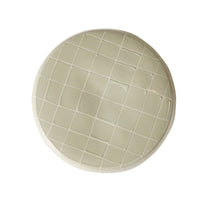 Kenzo Grid Coffee Table Taupe/White