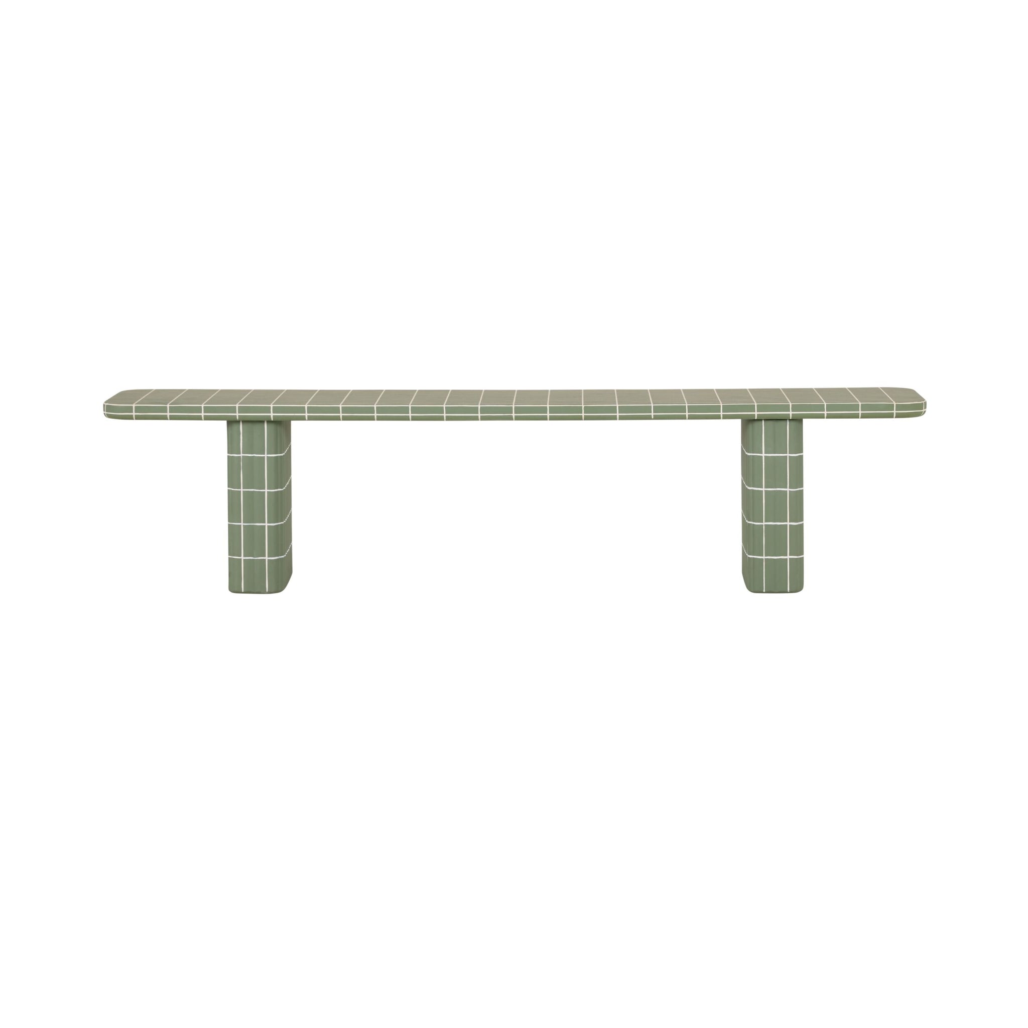 Edie Bench 200cm Laurel Green