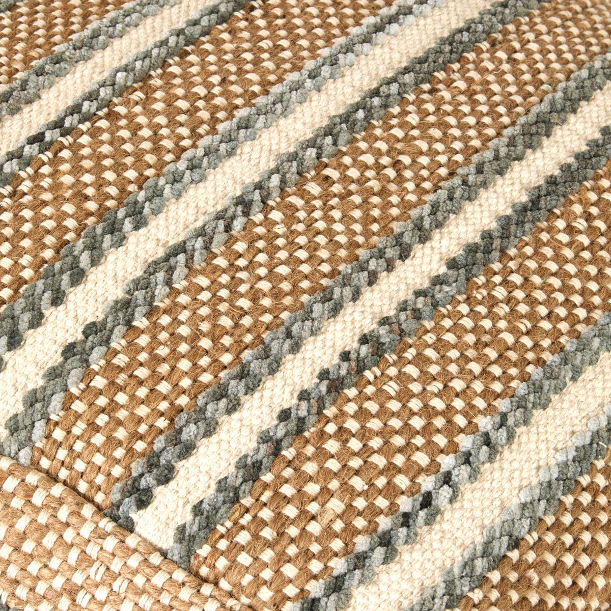 Tide Stripe Pouf