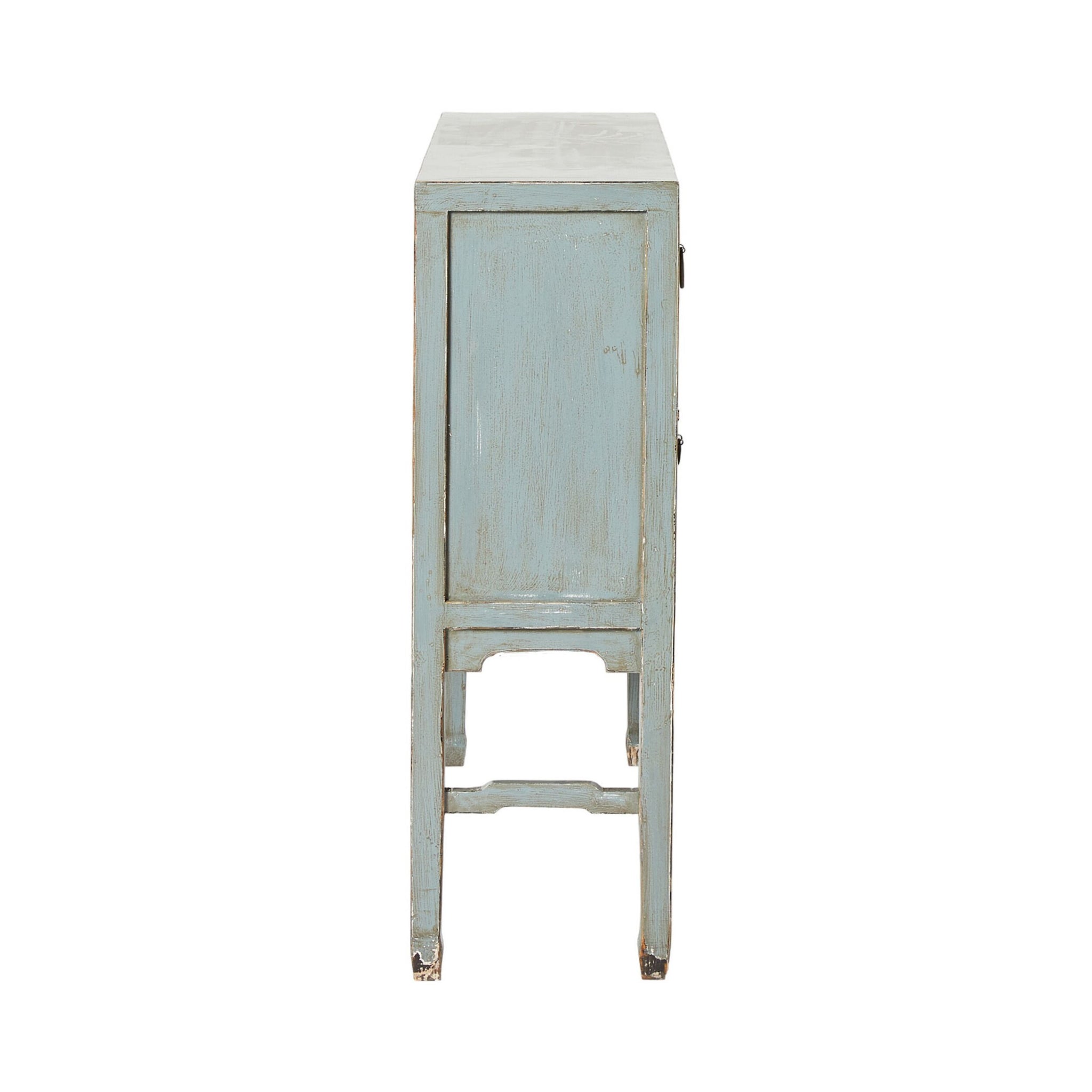 Sansha Console 5 Drawer 4 Door Dove Grey