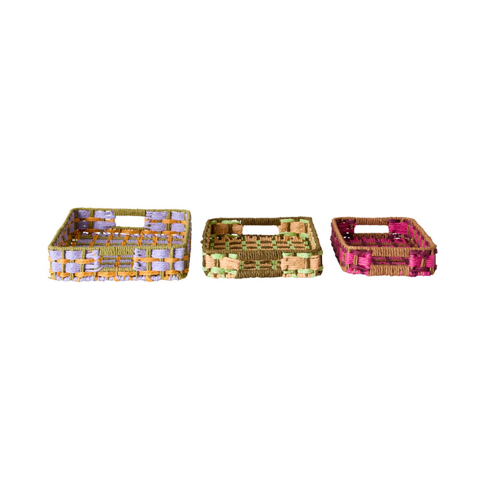 Wildkind Woven Tray 3 Piece Set