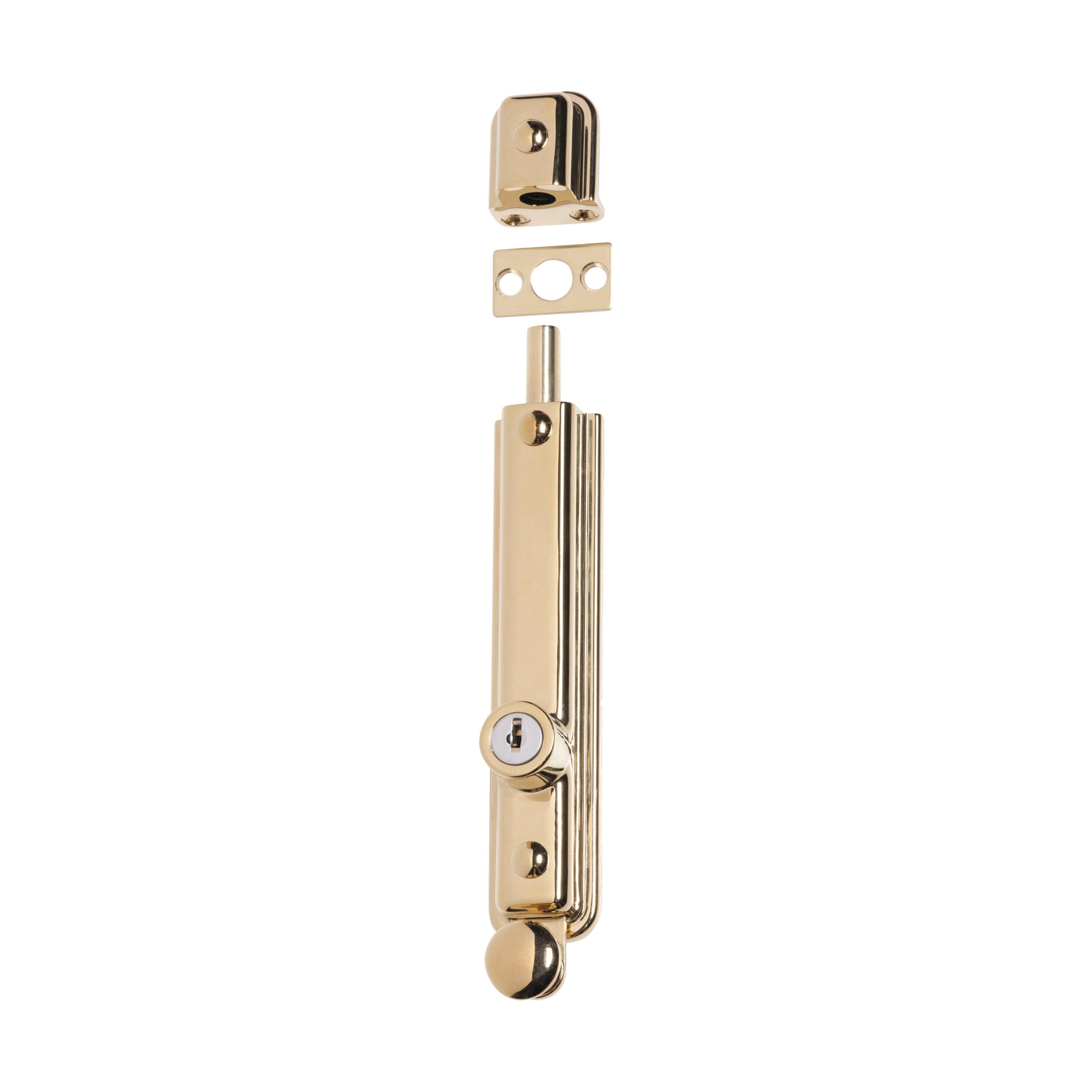 1335 Surface Bolt Locking Zinc Alloy Anti-tarnish Brass H150xW32xP35mm