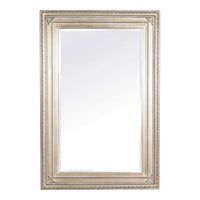 Alessandra Wood Bevel Mirror 80x120cm