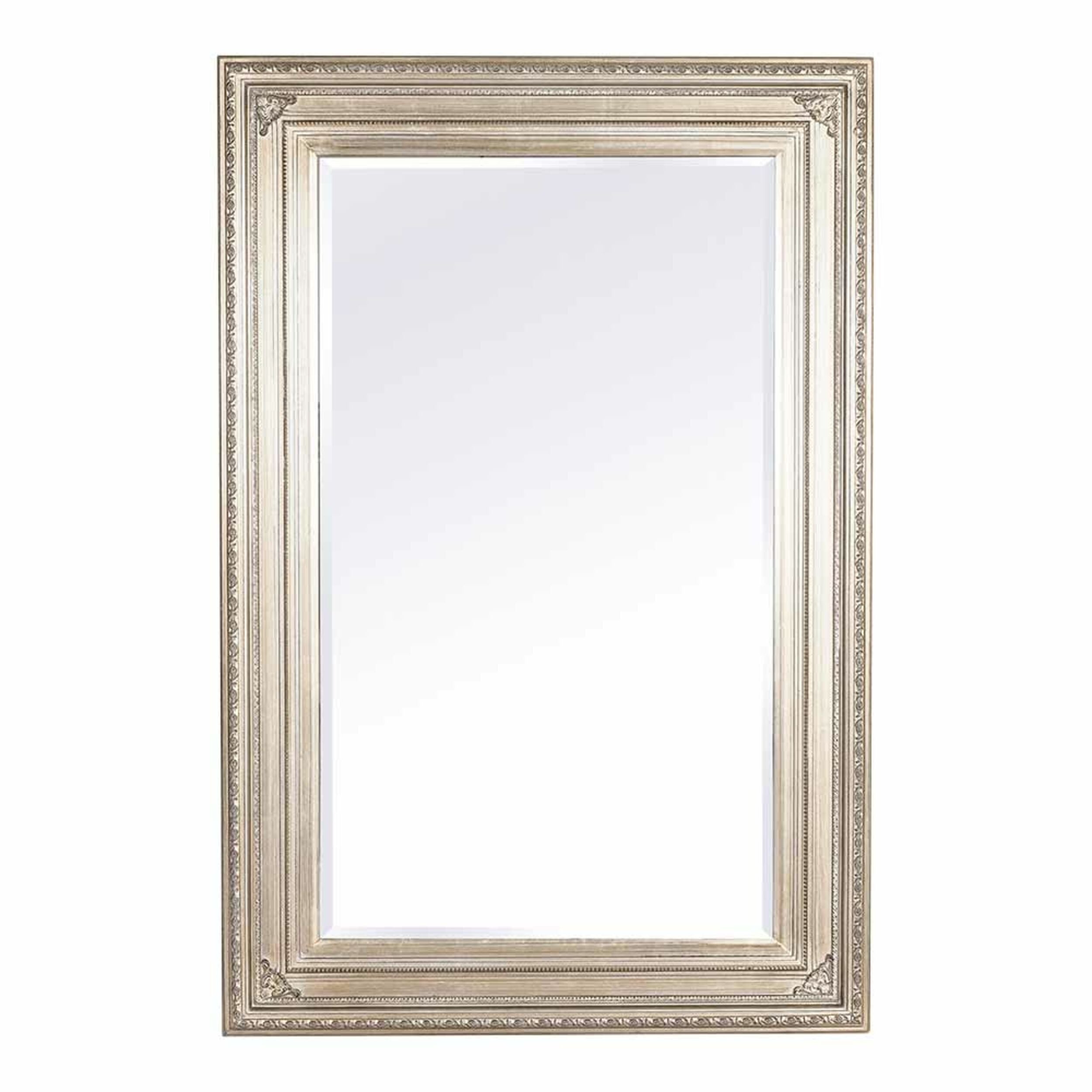 Alessandra Wood Bevel Mirror 80x120cm