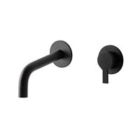 Malvern Wall Basin / Bath Mixer Set Matte Black