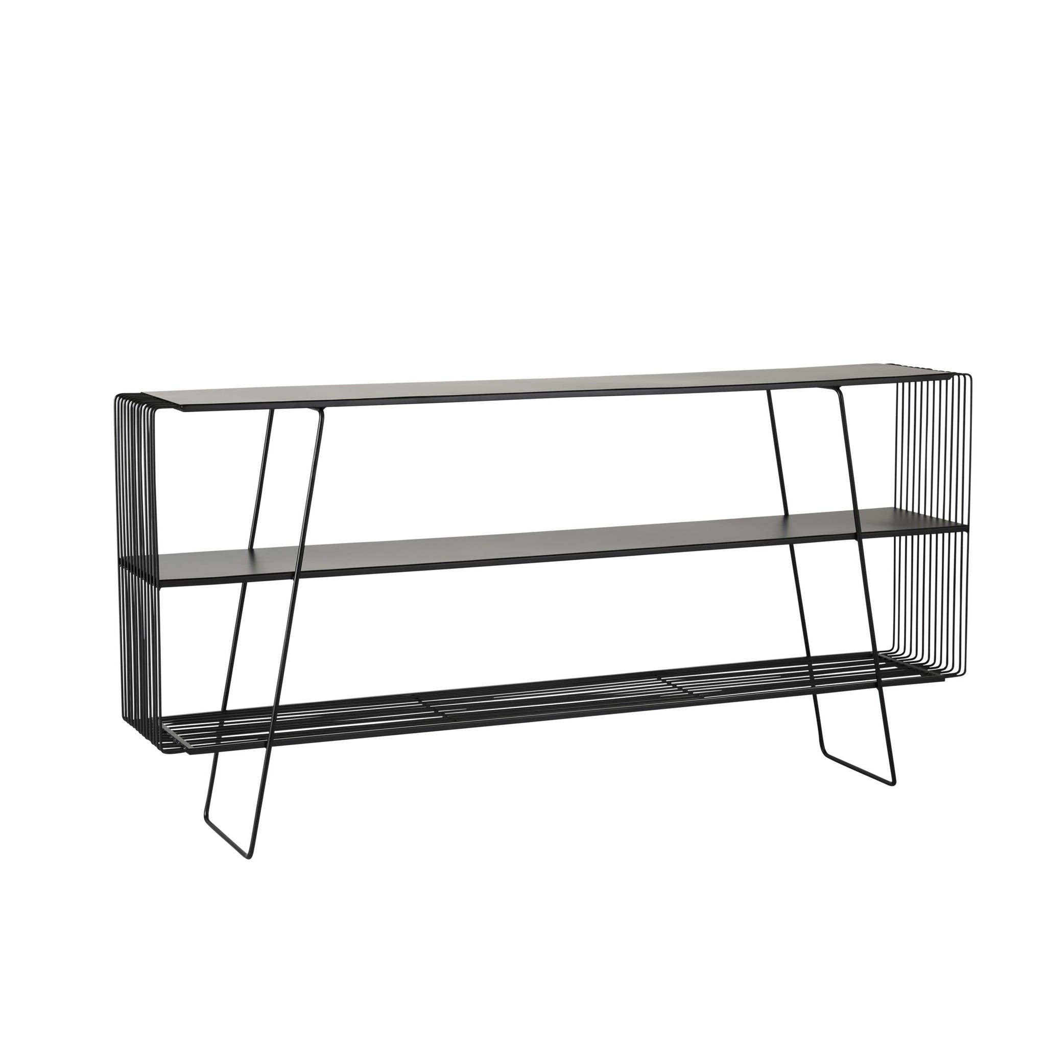 Hendrix 2 Tier Wide Shelving Unit 80 x 160cm