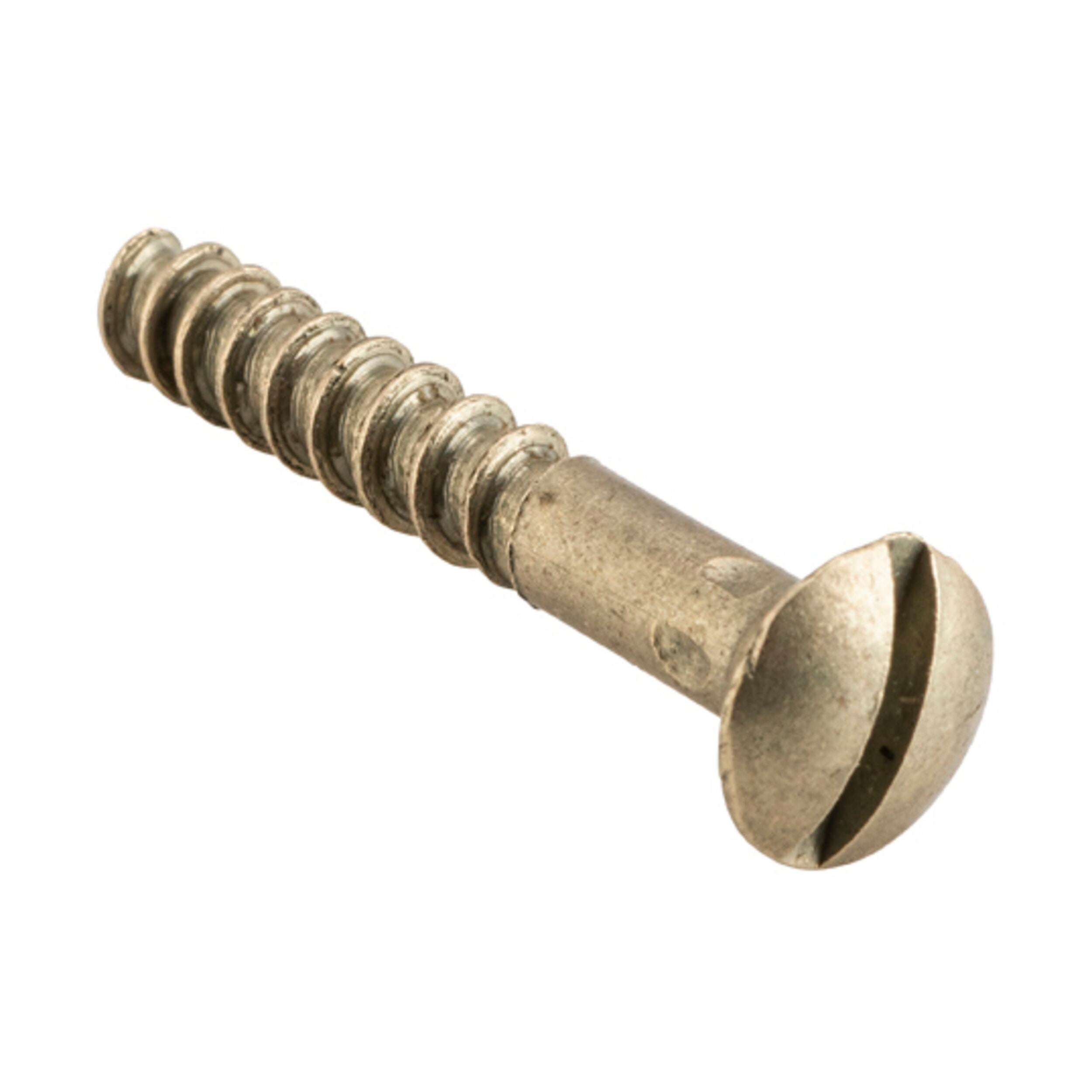 SCSB25 Screw Domed Head Satin Brass 25mm PKT 50