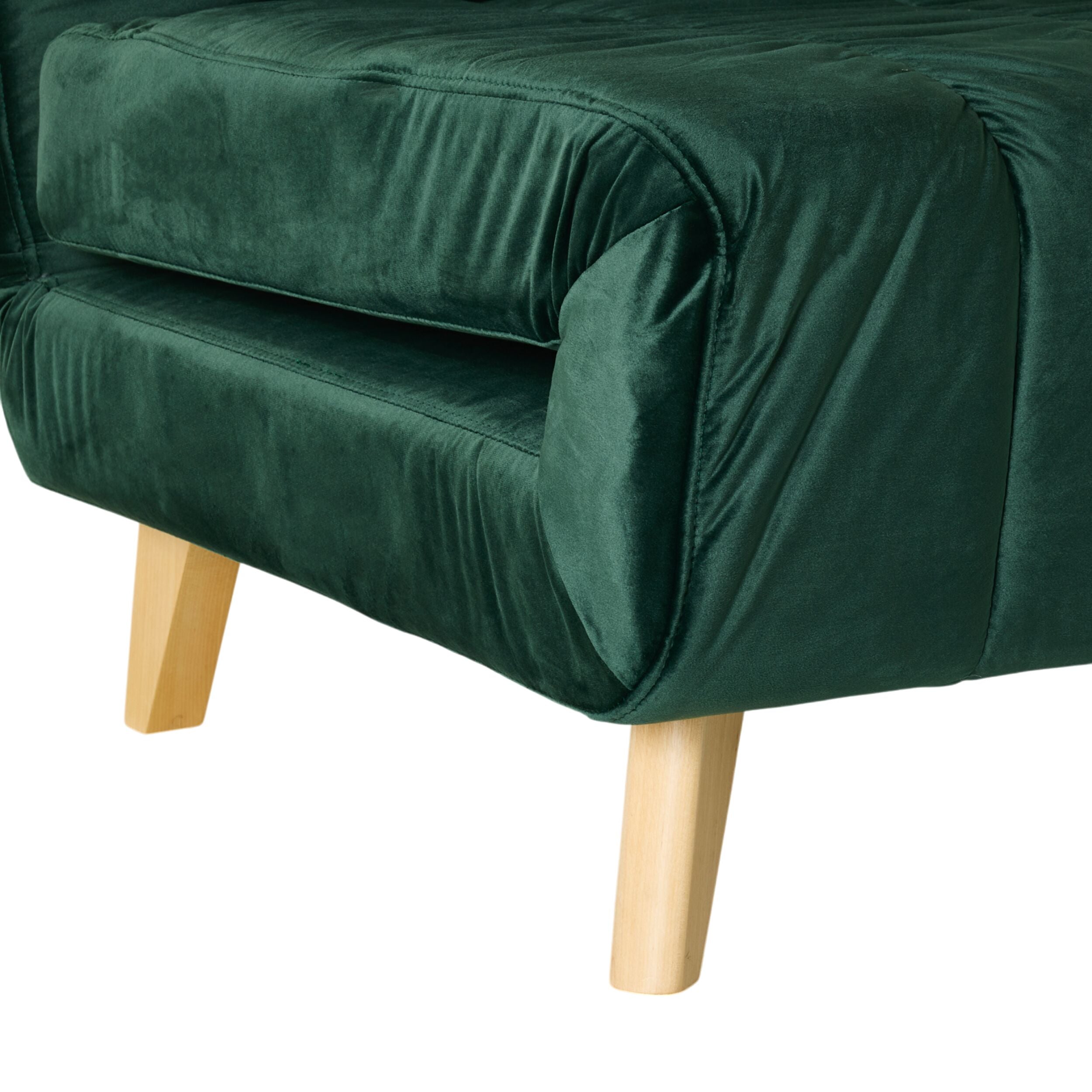 Stradbroke Single Sofa Bed Emerald Green