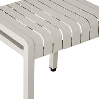 Tomi Alumnium Stool Stool Taupe
