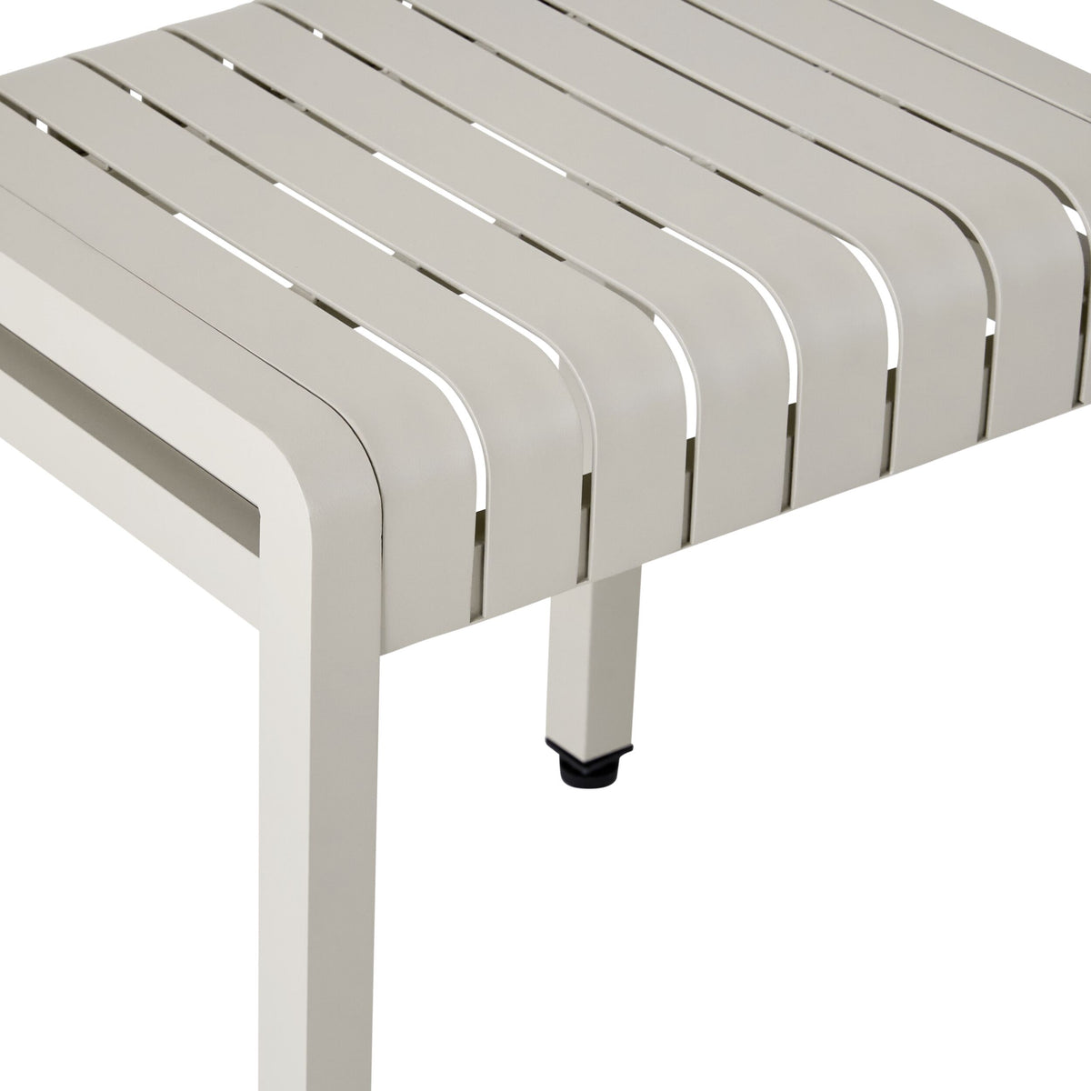 Tomi Alumnium Stool Stool Taupe