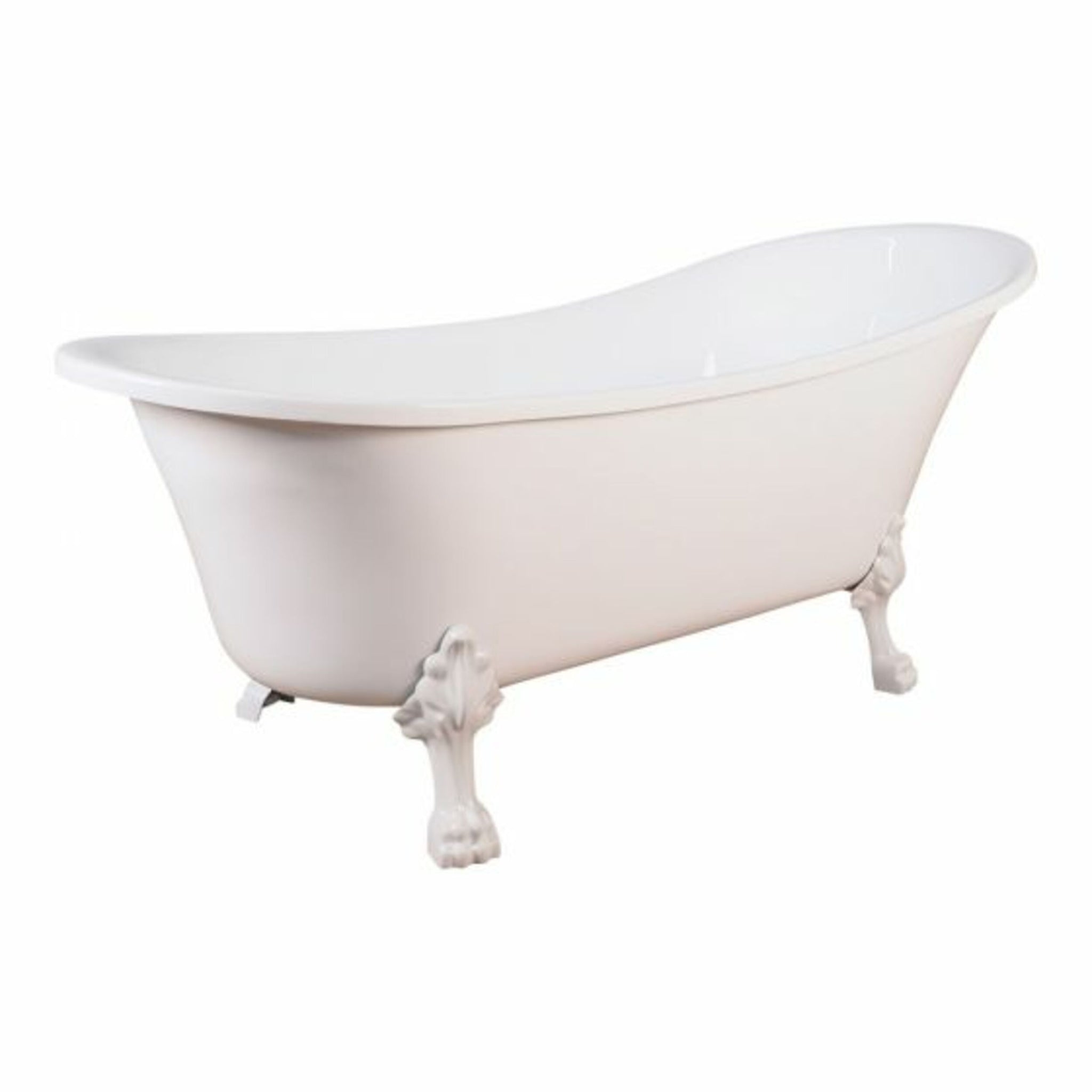 Alto White Bath 1520mm with White Feet Package