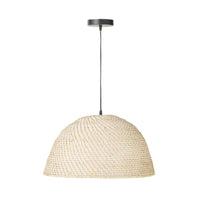 Marina Rattan Pendant White Wash 50x50x28cm