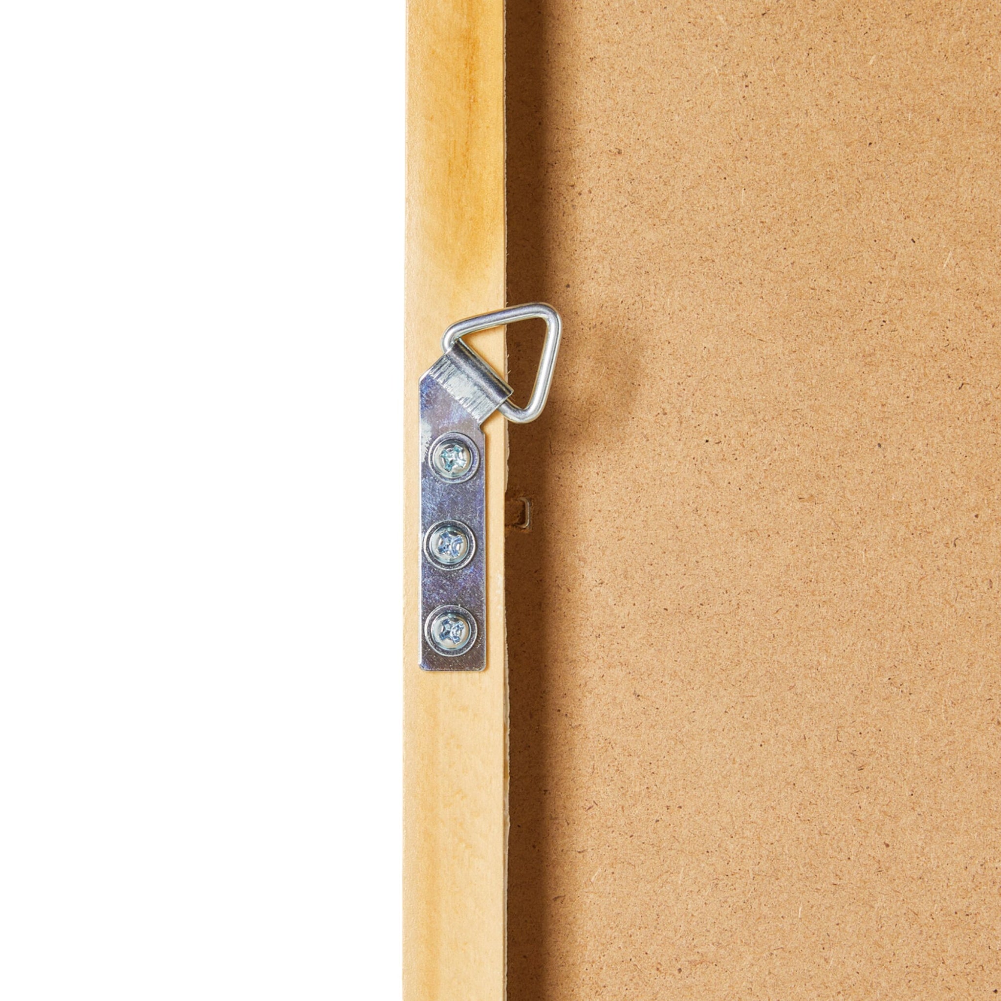 Natural Wooden Arched Floor Mirror