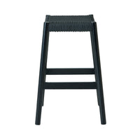 Laguna Rattan Bar Stool Black