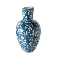 Celadon Alyssum Vine Fluted Vase