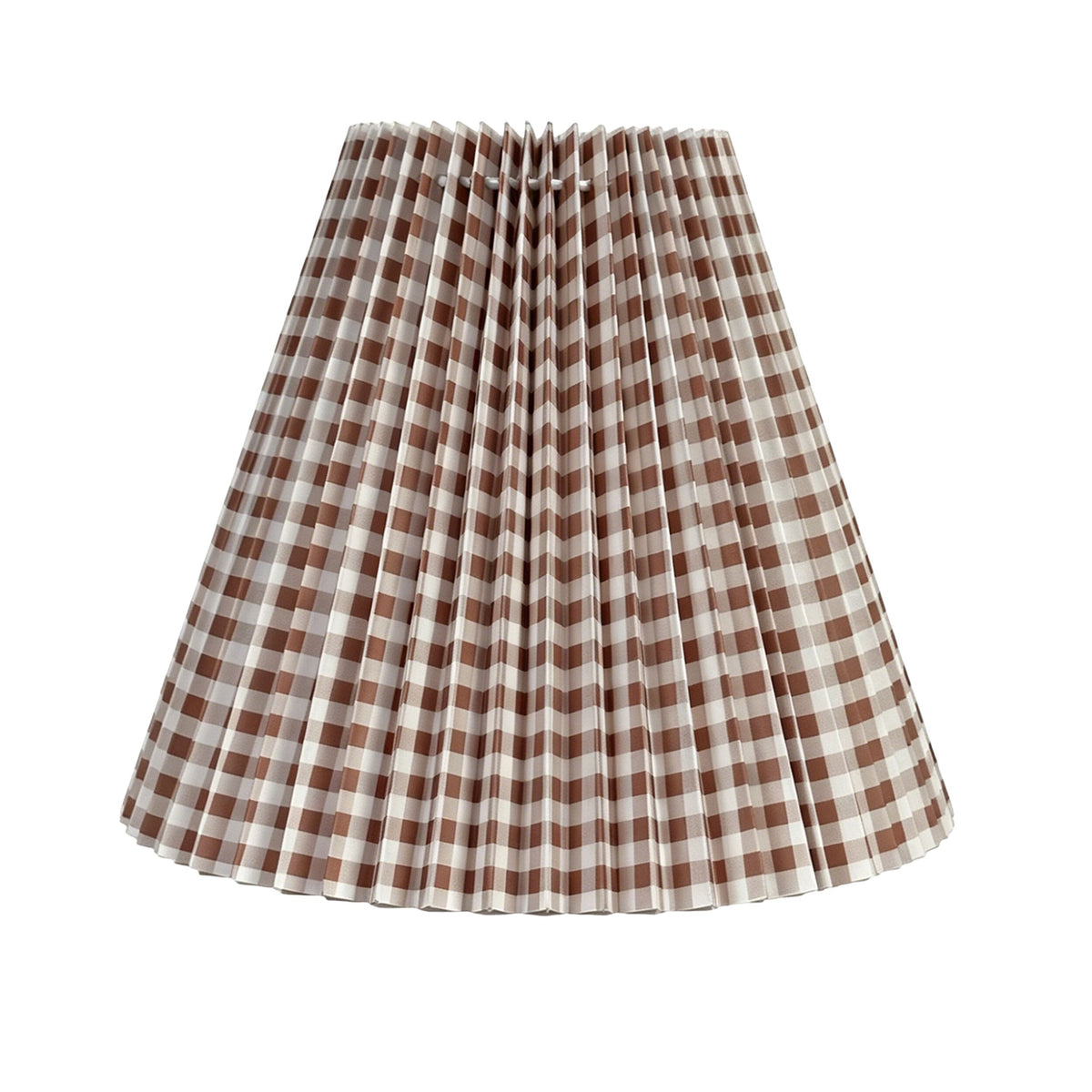 Lucille Pleated Tapered Shade Taupe 25cm