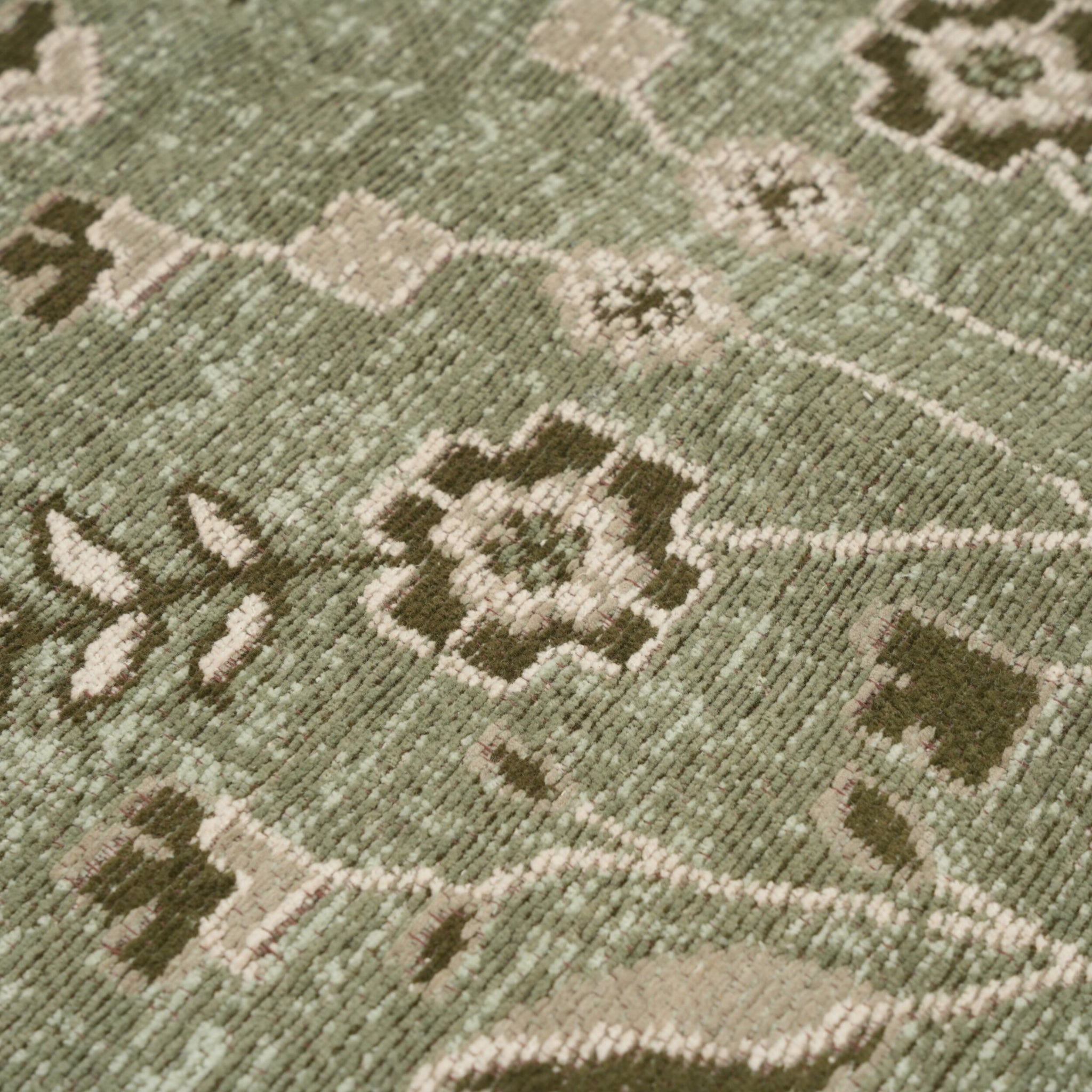 Mystic Loom Indoor Outdoor Rug Sage Meadow 100x150cm