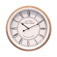 Les Deux Roman Wall Clock 50cm