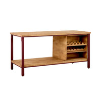 Reeva Kitchen Island Bench Sangria 180cm